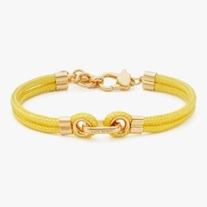 Kate Spade Know the Ropes Cord Bracelet Yellow